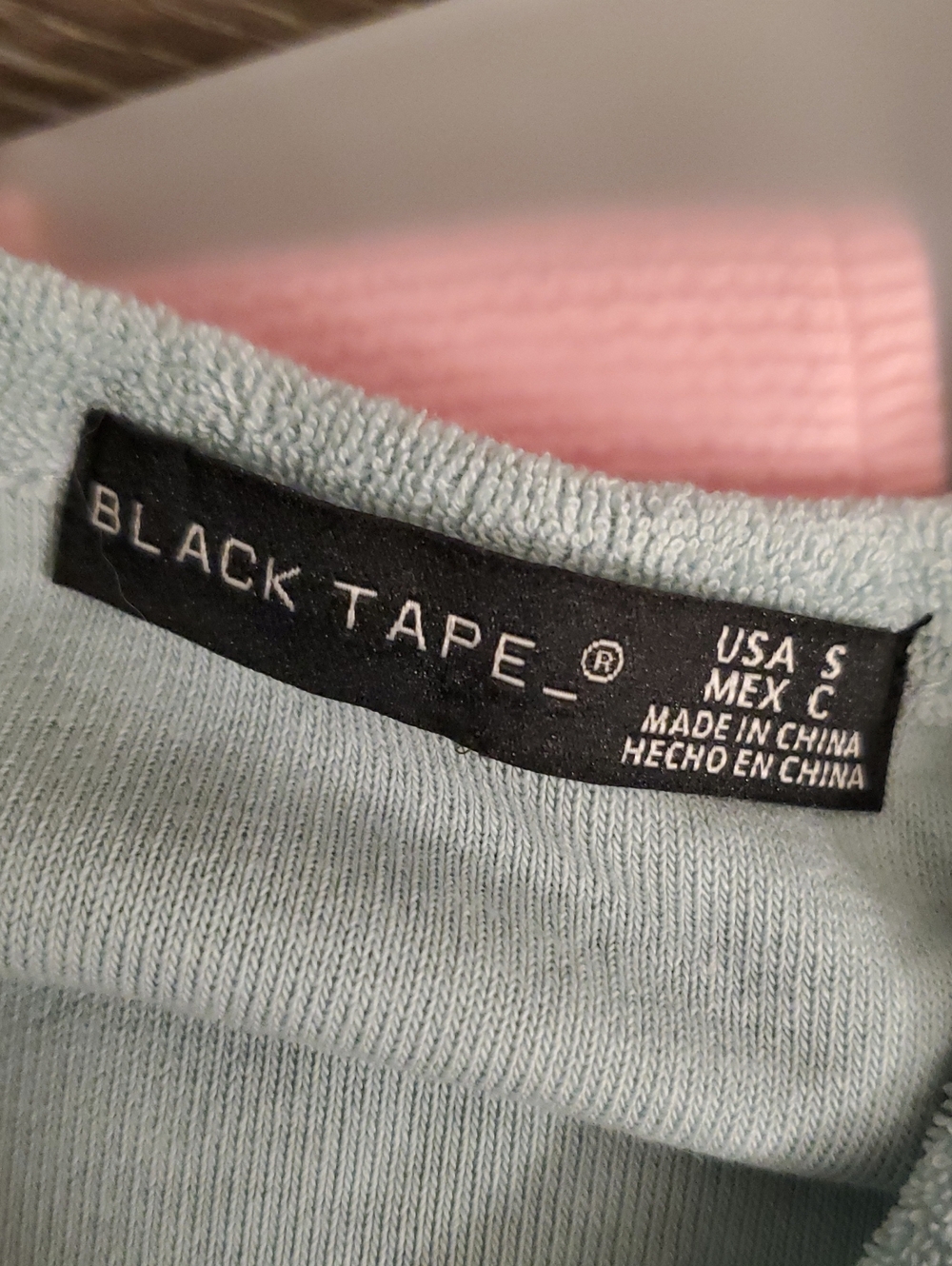 Sage Blue Terry Cloth Top - NWT - Picture 6 of 6